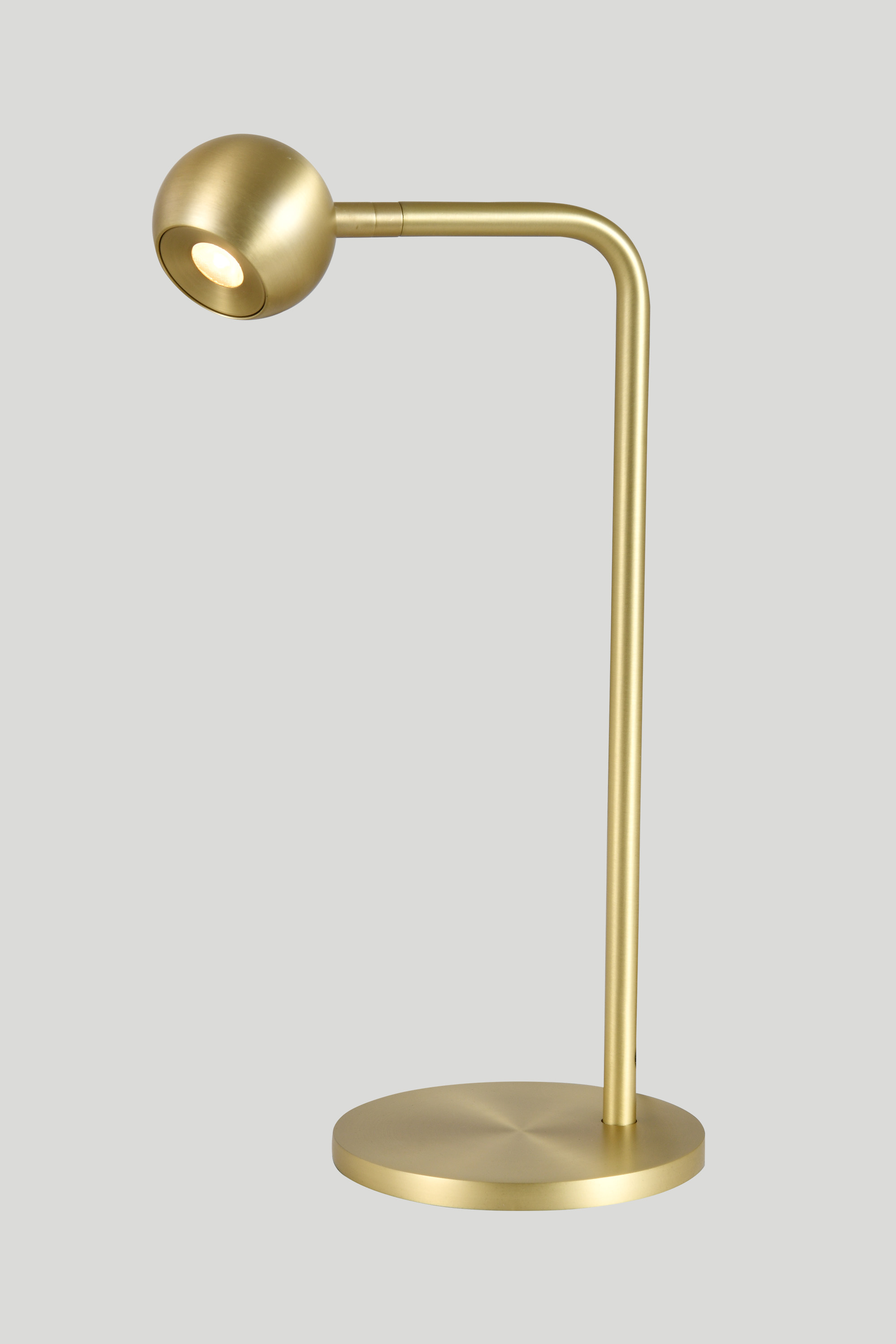Lampa stolna Zorra Lighting Aurette (LED 5W, 3000K, IP20), zlatna