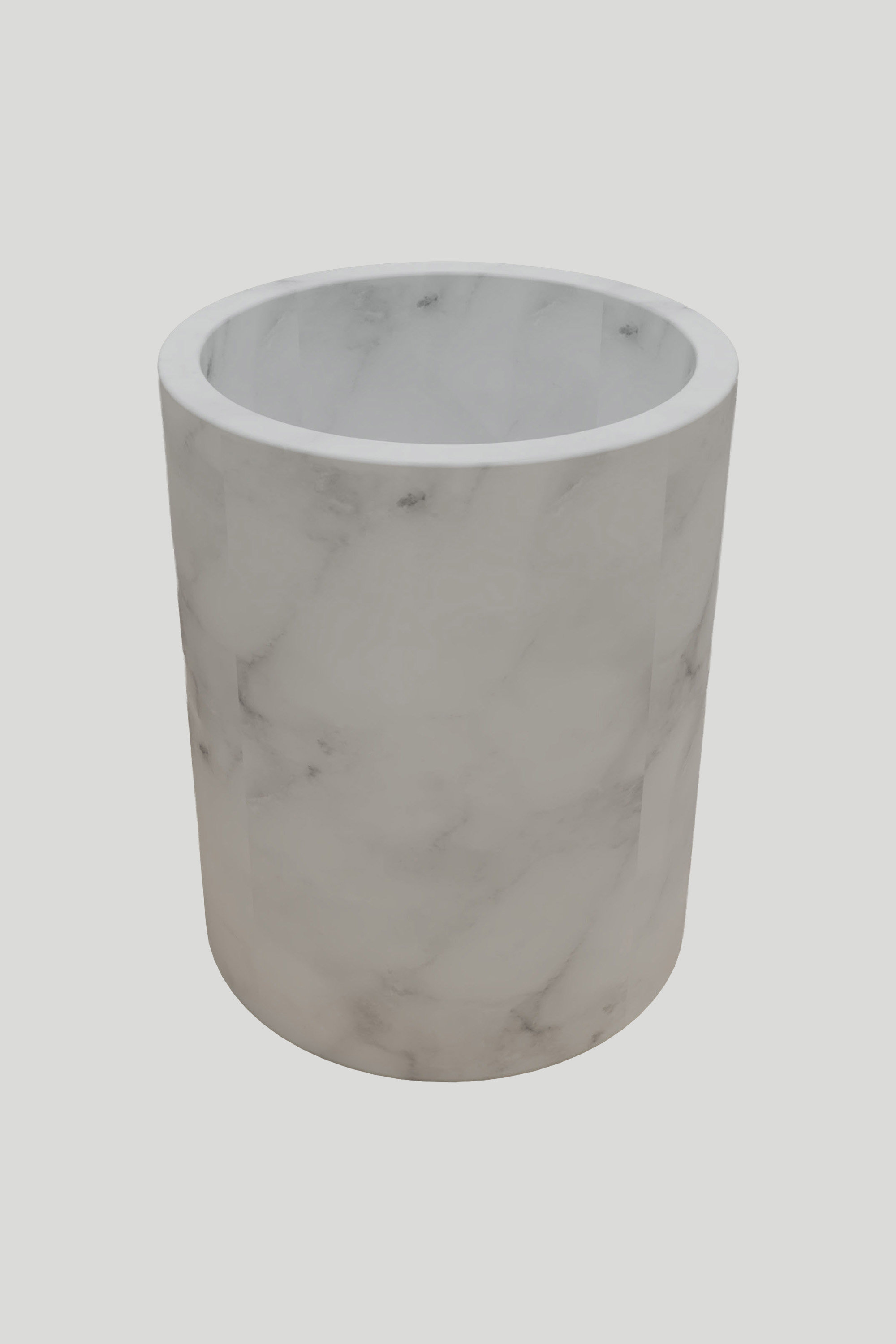 Čaša Tendance Teramo, polyresin, mramor