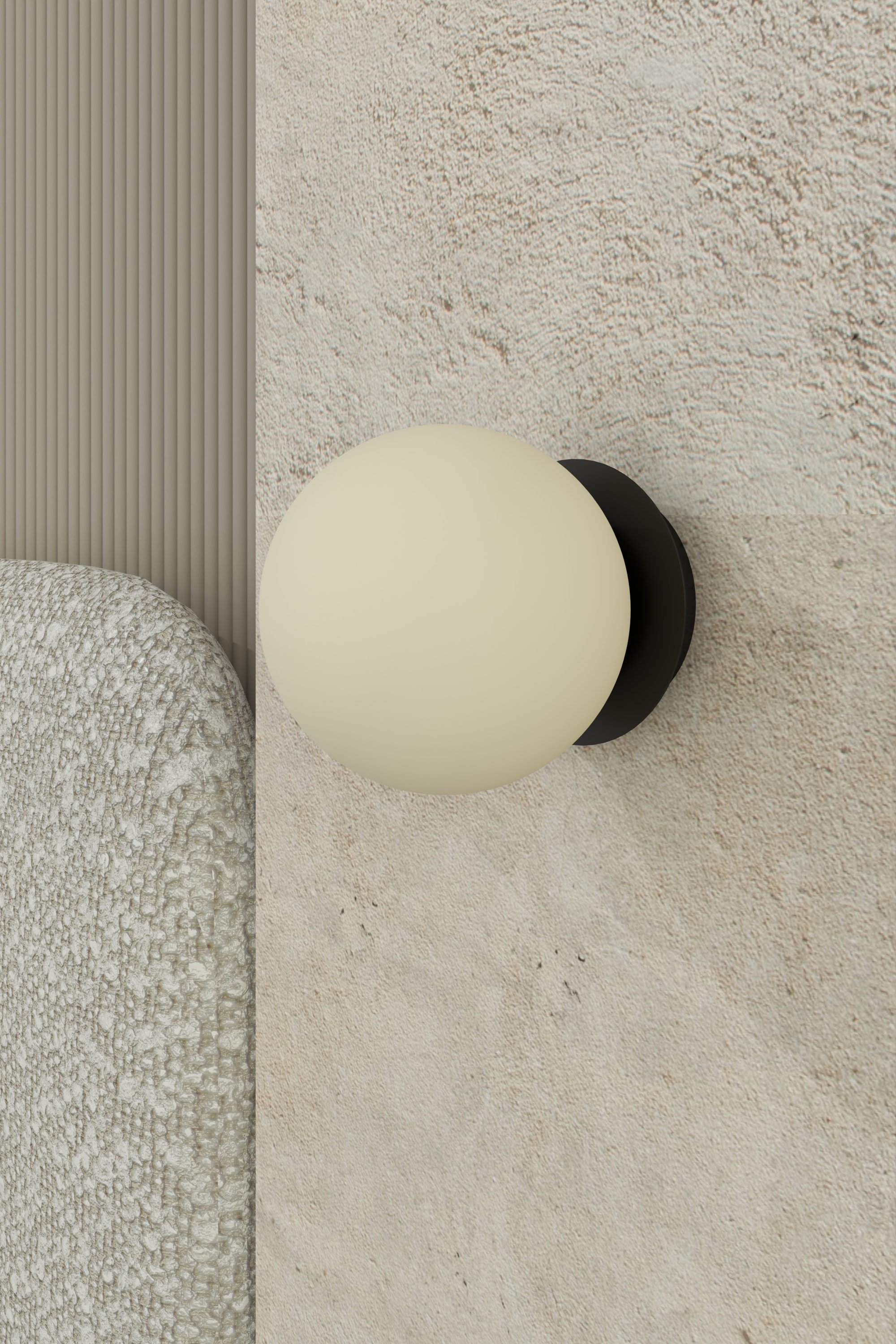 Zidna lampa Zorra Lighting Lumina (1xG9, IP20, D120mm) crna
