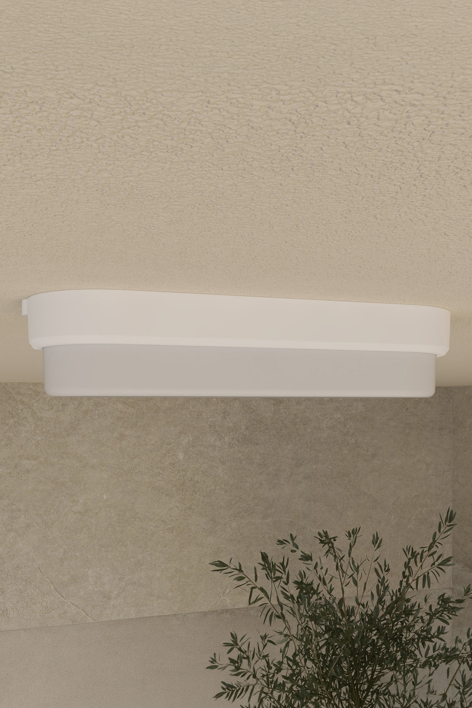 Stropna/zidna lampa od 15 W Zorra Lighting Lana (4000 K, IP54, 215 mm) bijela