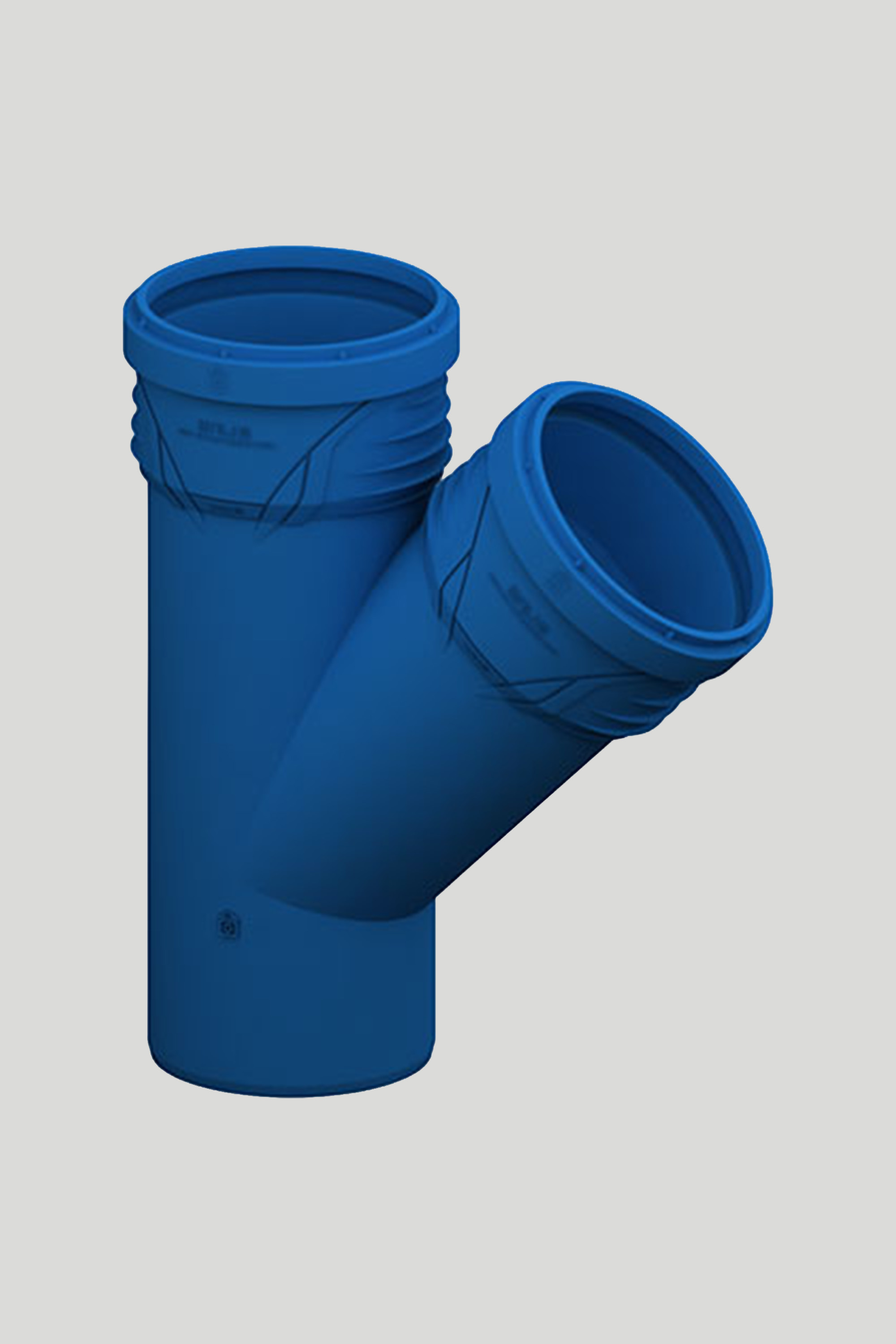 PP račva reducirana niskošumna Peštan S-line, 75/50 mm 45°