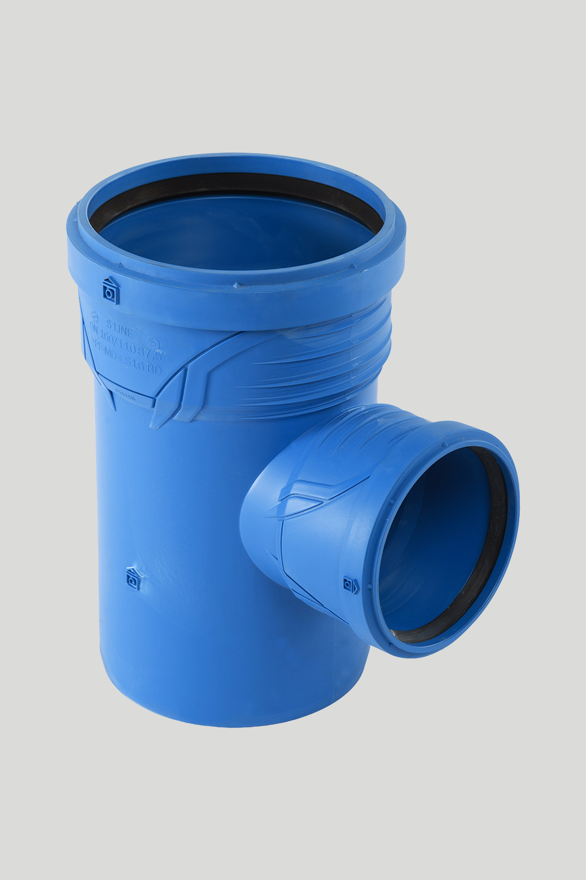 PP račva reducirana niskošumna Peštan S-line, 160/110 mm 87°